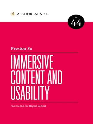 cover image of Immersive Content and Usability
